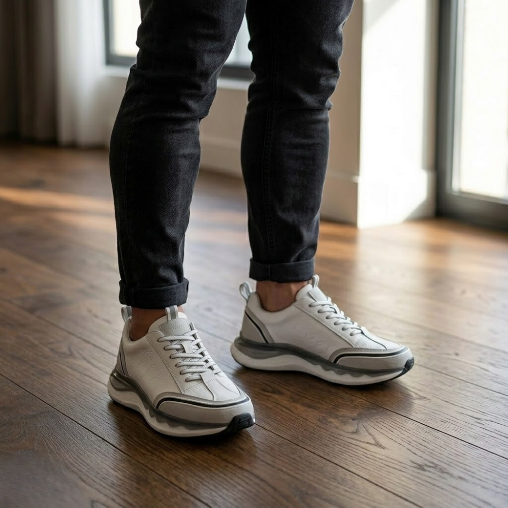 2024 Hakiki Deri Erkek Sneakers