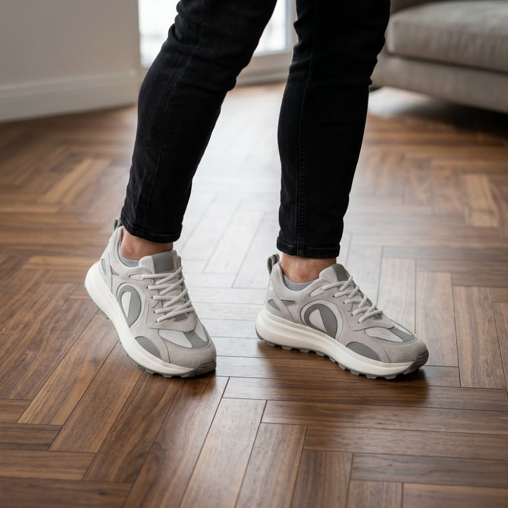 2012 Hakiki Deri Erkek Sneakers Eva