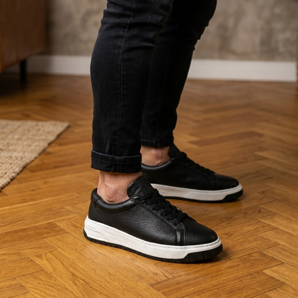 4253 Floter Hakiki Deri Erkek Casual