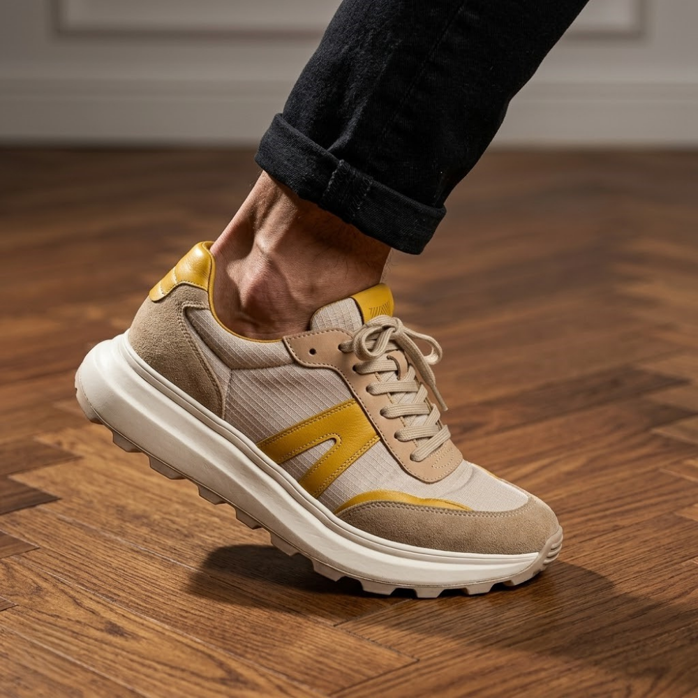 2031 Hakiki Deri Erkek Sneakers Eva