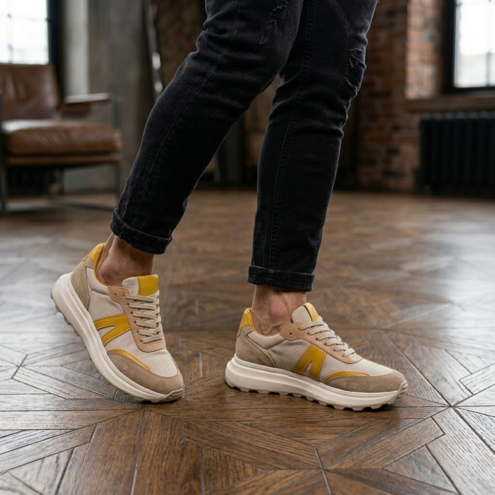 2031 Hakiki Deri Erkek Sneakers Eva
