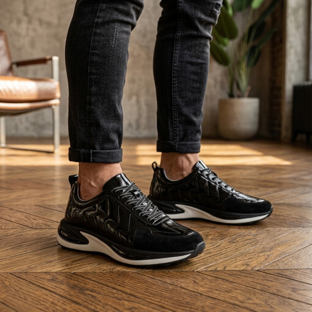 2018 Hakiki Deri Erkek Sneakers