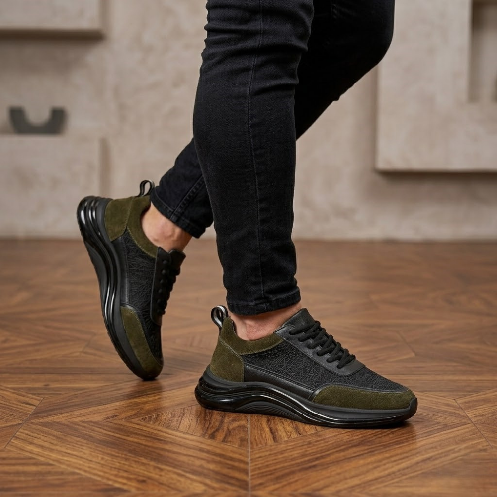 1074 Hakiki Deri Erkek Sneakers