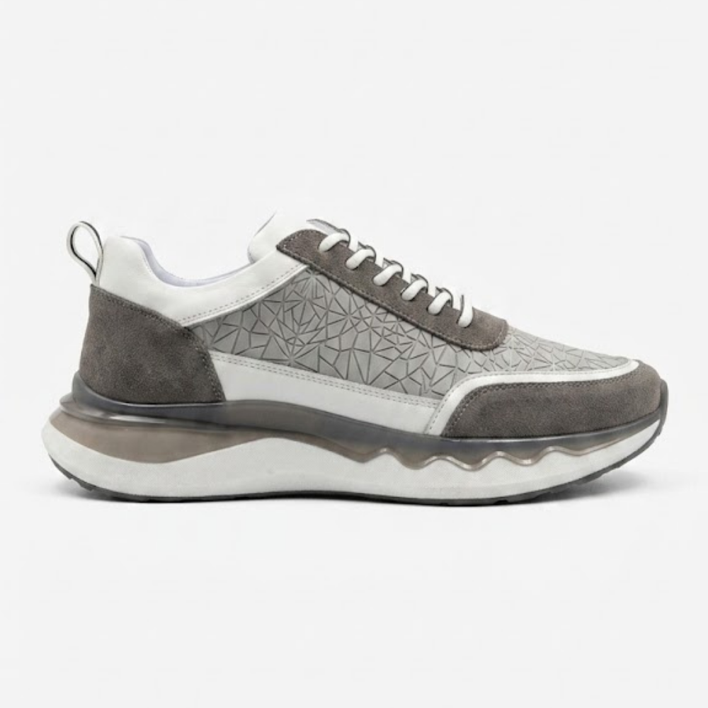 1074 Hakiki Deri Erkek Sneakers Eva