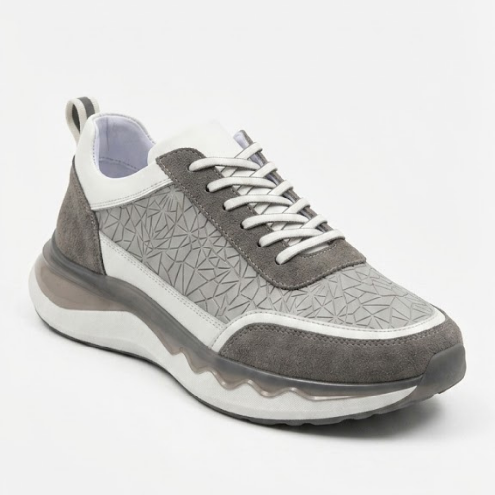 1074 Hakiki Deri Erkek Sneakers Eva