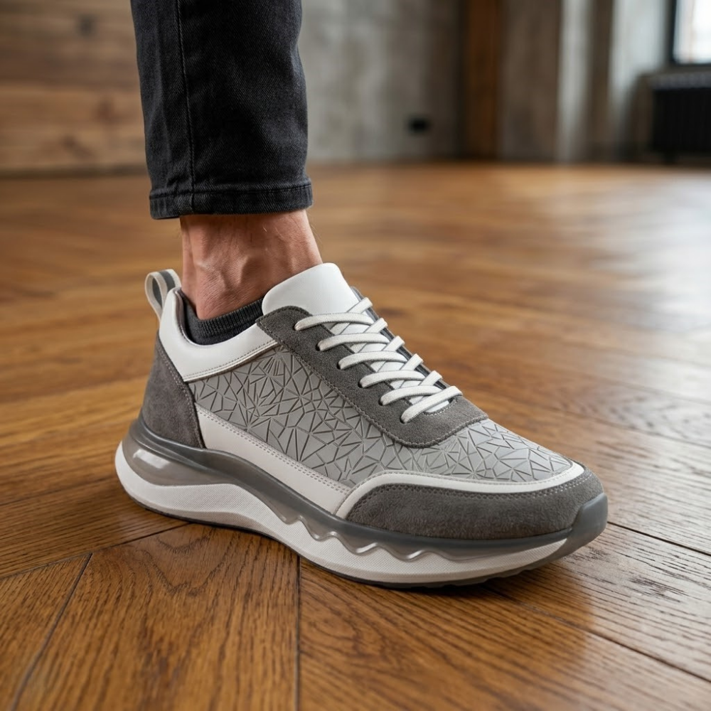1074 Hakiki Deri Erkek Sneakers Eva