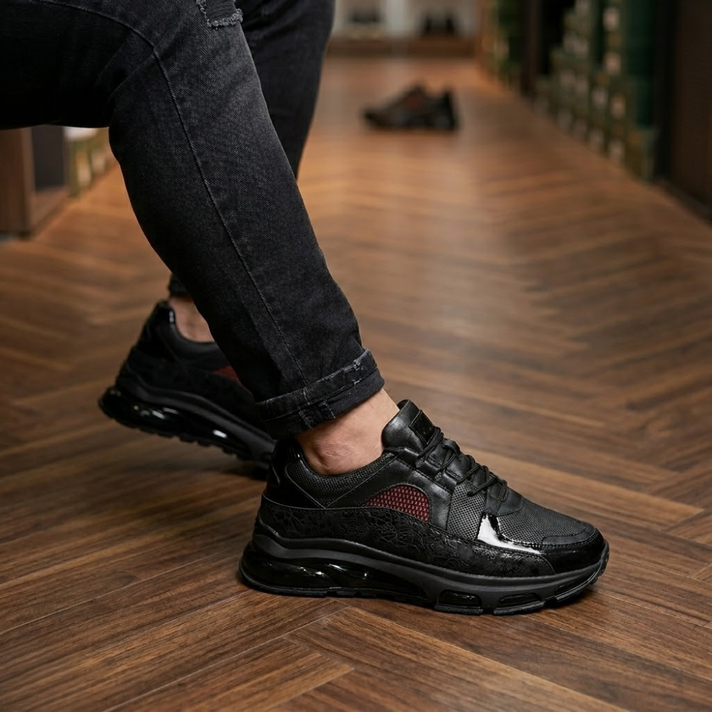 2021 Hakiki Deri Erkek Sneakers