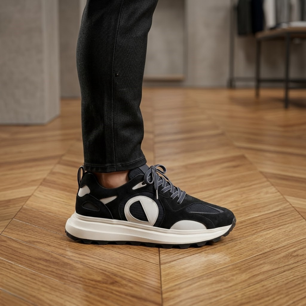 2012 Hakiki Deri Erkek Sneakers Eva