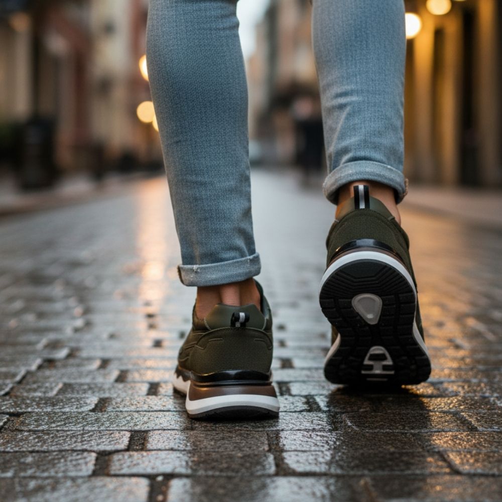 1091 Paraşüt Hakiki Deri Erkek Sneakers