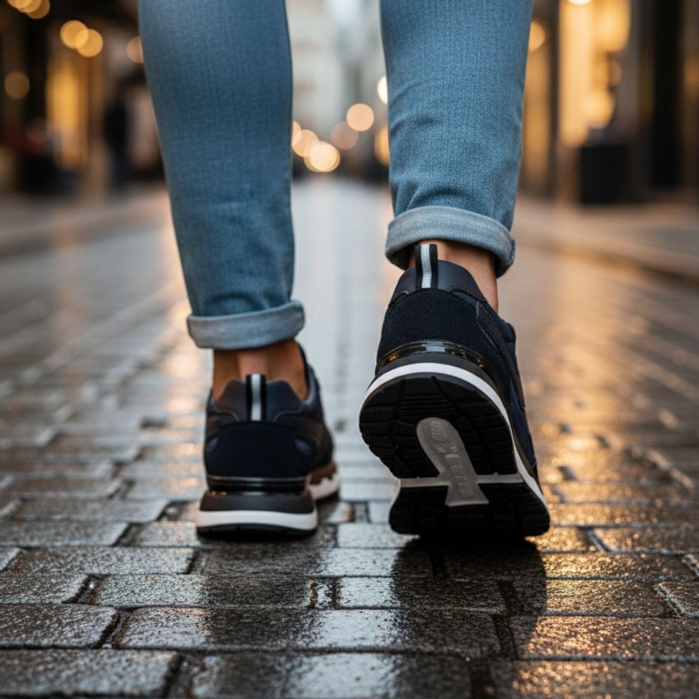 1091 Paraşüt Hakiki Deri Erkek Sneakers