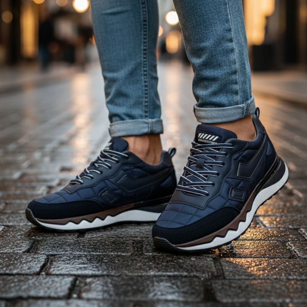 1091 Paraşüt Hakiki Deri Erkek Sneakers