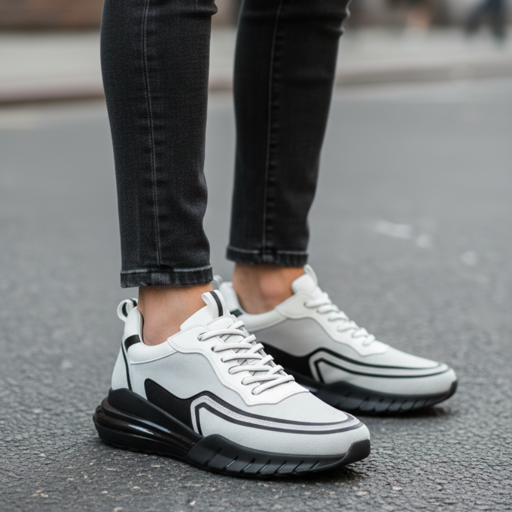 2028 Nubuk Hakiki Deri Erkek Sneakers