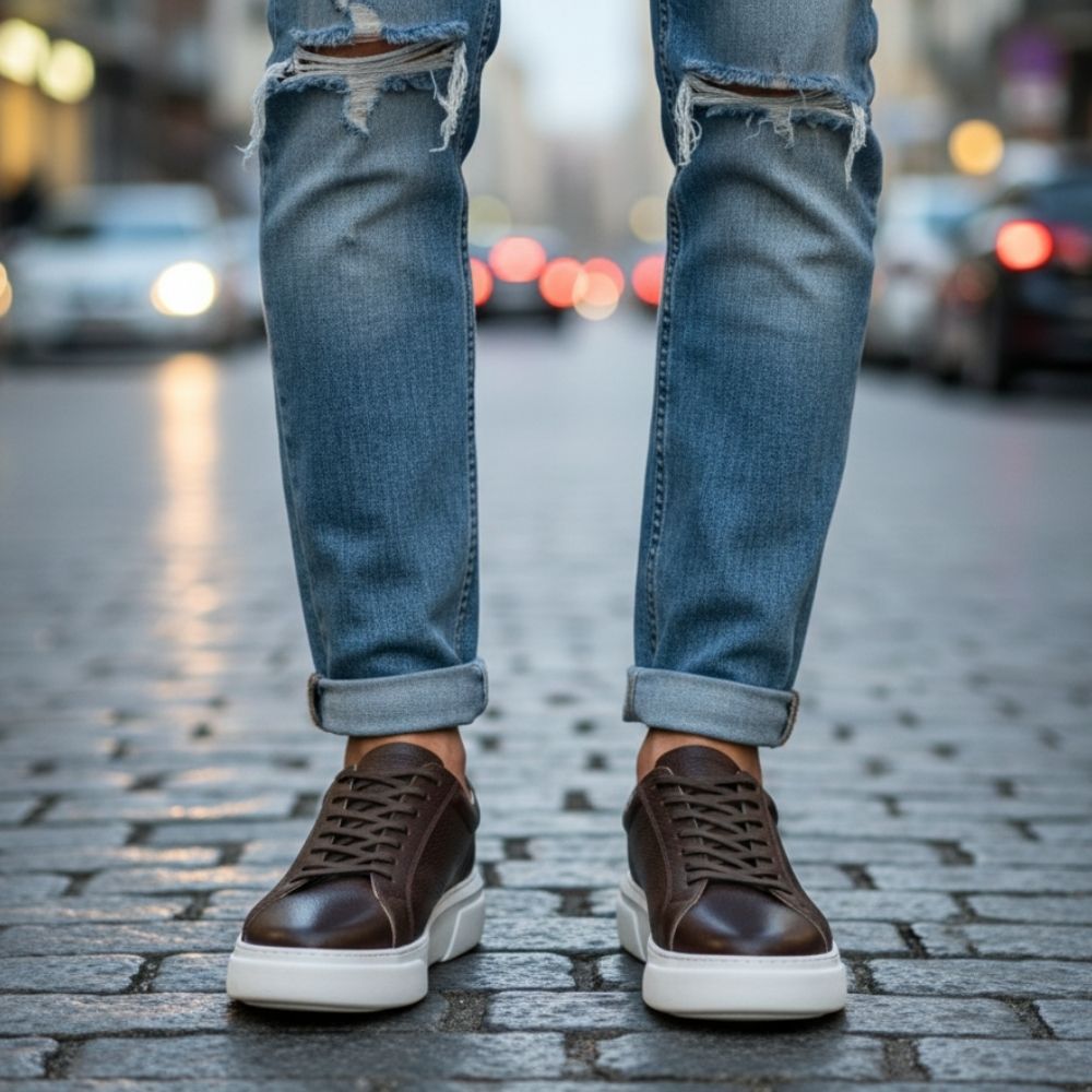 1090 Hakiki Deri Erkek Casual