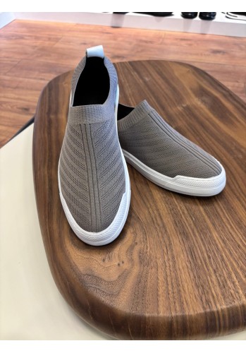 4224 Bej Triko Erkek Sneakers