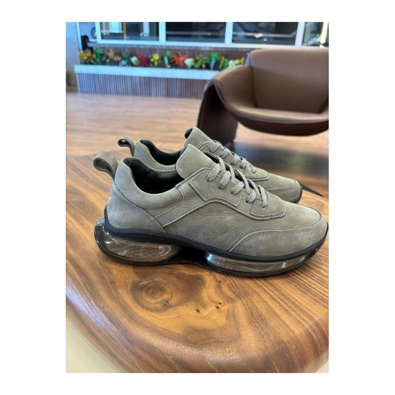 10000 Füme Balon Taban Hakiki Deri Erkek Sneakers