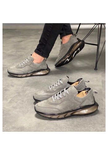 10000 Füme Nubuk Hakiki Deri Erkek Sneakers