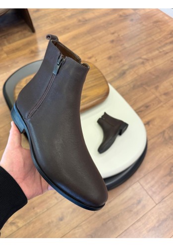 5622 Kahve Cilt Hakiki Deri Bot