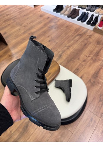 5627 Füme Nubuk Hakiki Deri Bot