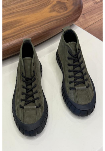 1085 Haki Nubuk Hakiki Deri Erkek Bot