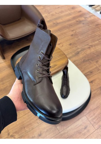 5610 Kahverengi Cilt Hakiki Deri Bot